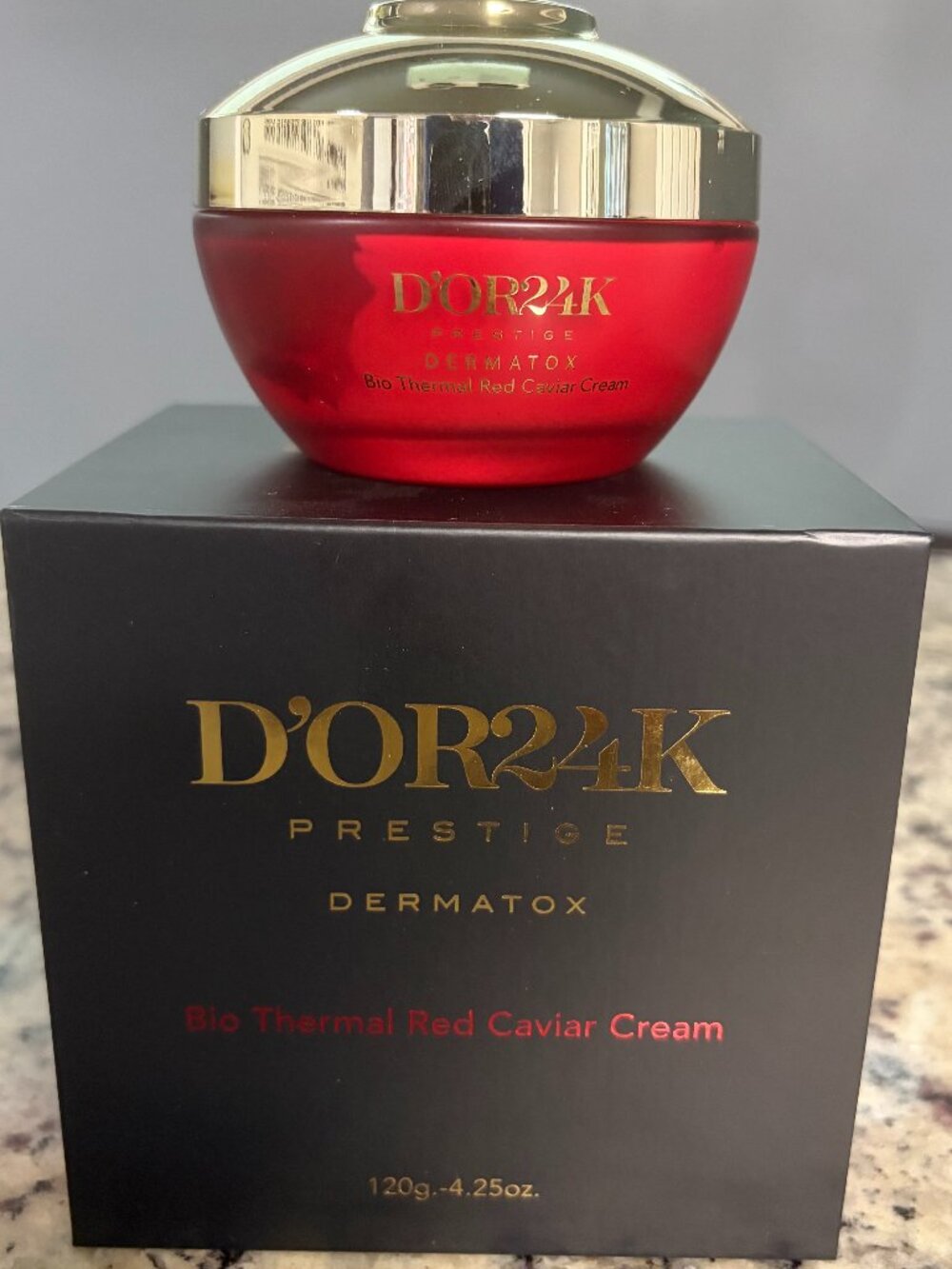 D'OR 24K BIO THERMAL RED CAVIAR CREAM - 1.7 fl oz \ 50 ml - BRAND NEW - SEALED